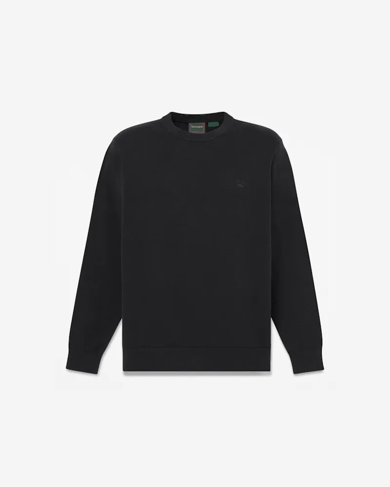 Timberland Oyster River Rundhalspullover aus Baumwolle für Herren in Schwarz, Herren, Schwarz, Größe Schwarz