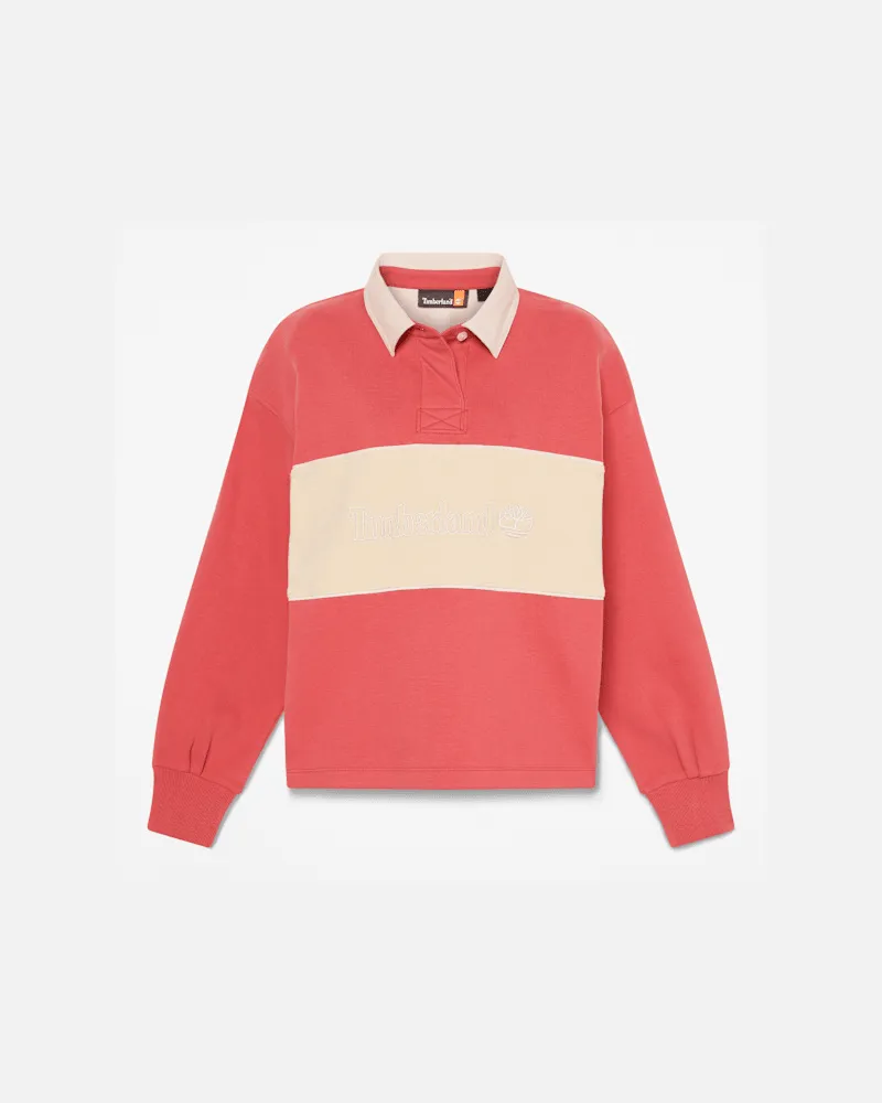 Timberland Lush Rugby-Polohemd für Damen in Rot, Damen, Rot, Größe Rot