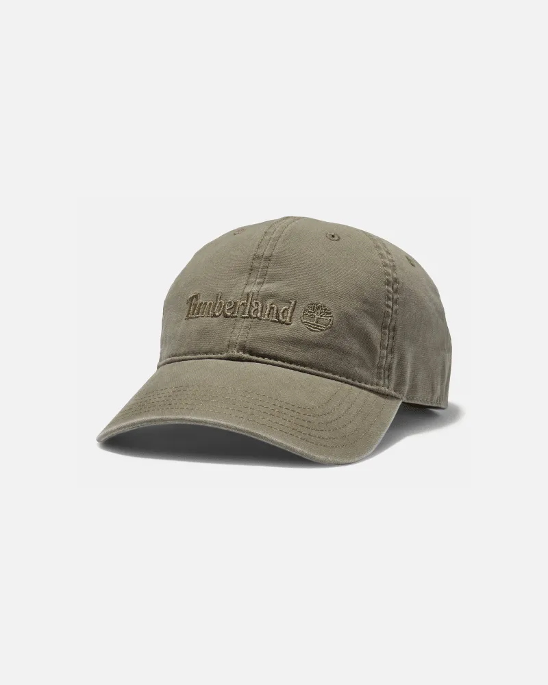 Timberland Cooper Hill Baseball-Cap aus Baumwollcanvas für Herren in Grün, Herren, Grün Grün