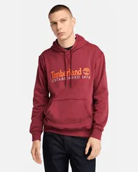 Timberland Established 1973 Hoodie für Herren in , Mann Rot