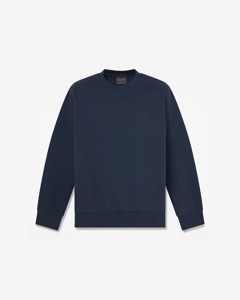 Timberland Oyster River Rundhals-Sweatshirt mit Logo auf der Brust für Herren in Dunkelblau, Herren, Blau, Größe Blau