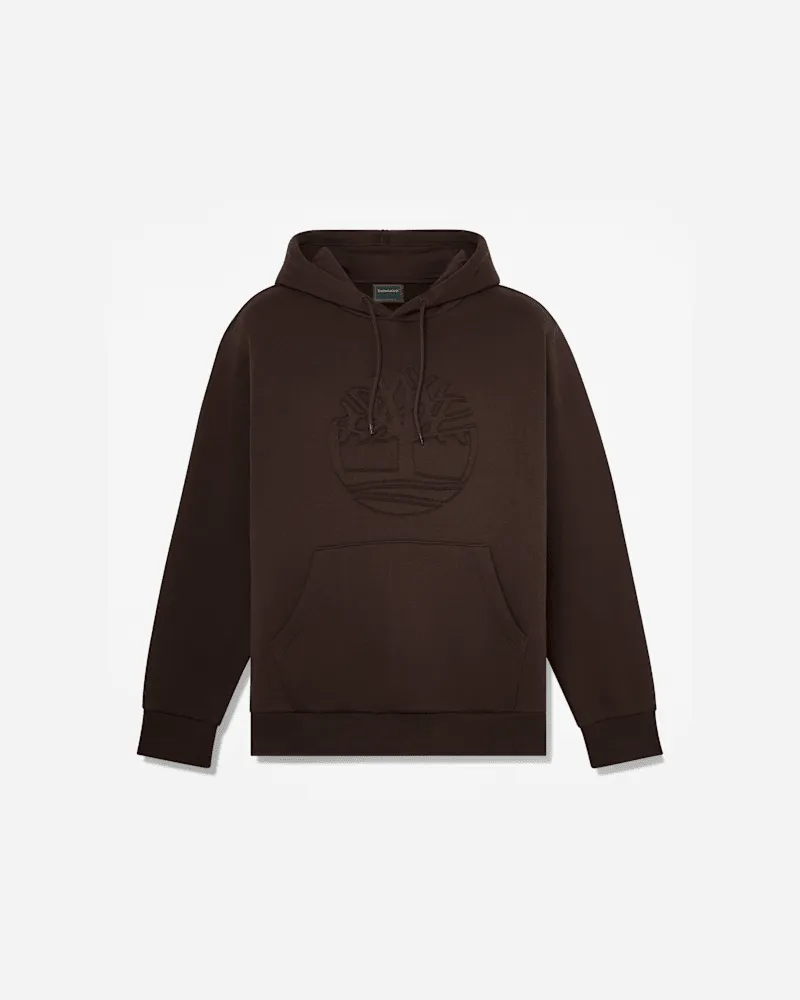 Timberland Wareham Kapuzenpullover mit Baumlogo-Aufnäher für Herren in Dunkelbraun, Herren, Braun, Größe Braun
