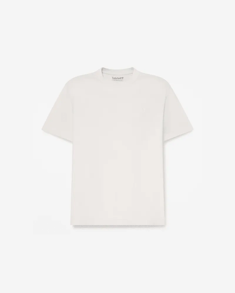 Timberland Oyster River Kurzarm-T-Shirt mit regulärer Passform für Herren in Weiß, Herren, Weiß, Größe Weiß