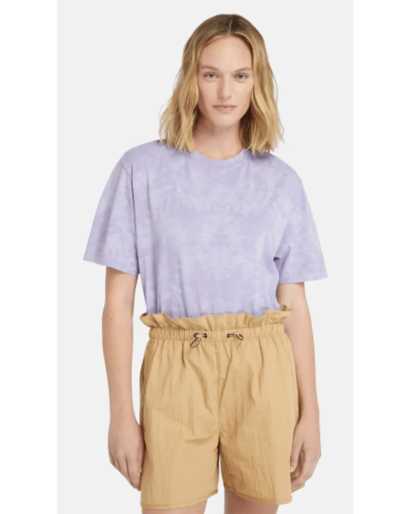 Timberland Batik-T-Shirt für Damen in , Frau Violett