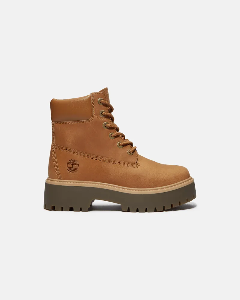 Timberland Wasserdichter Stone Street 6-Inch-Boot mit Plattform für Damen in Gelb, Damen, Gelb, Größe Gelb