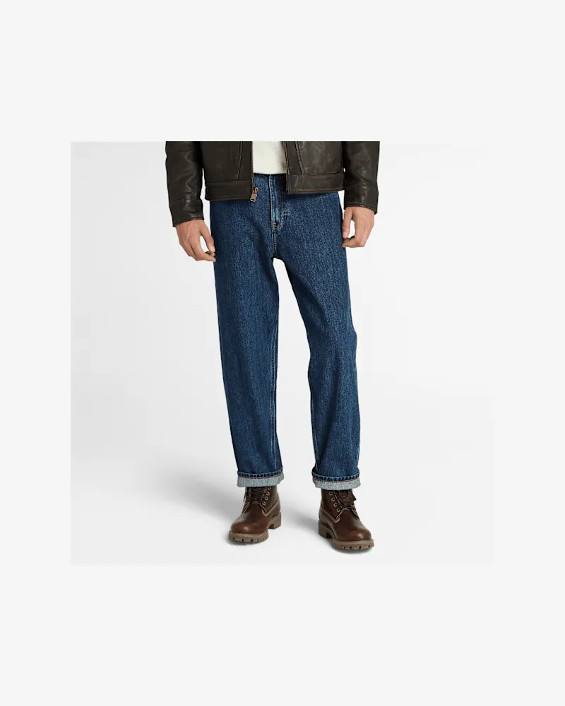 Timberland Selvedge Jeans für Herren in Dunkelblau, Herren, Blau, Größe Blau