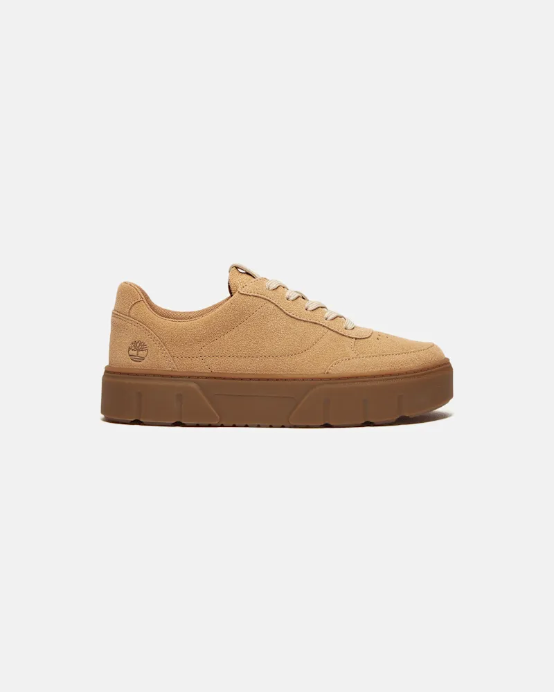 Timberland Laurel Court Low-Top-Sneaker zum Schnüren für Damen in Beige, Damen, Beige, Größe Beige