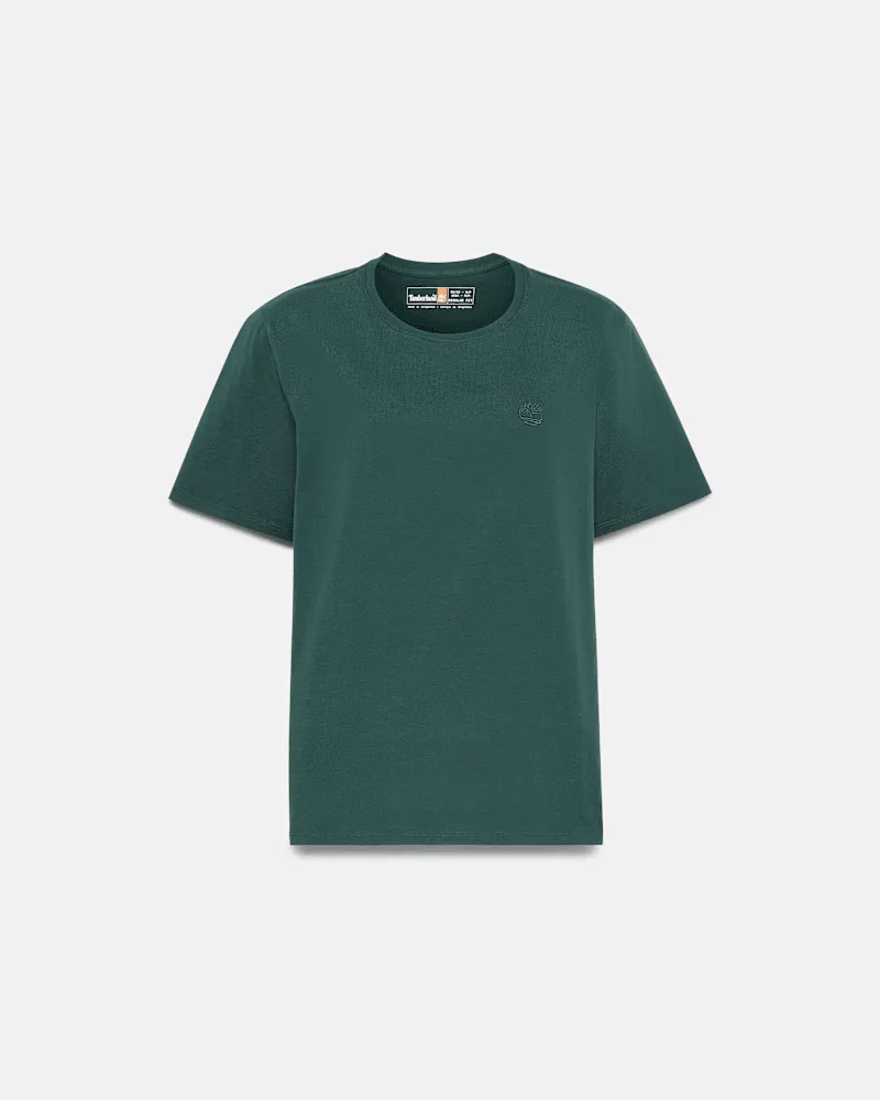 Timberland Dunstan Kurzarm-T-Shirt für Damen in Dunkelgrün, Damen, Grün, Größe Grün