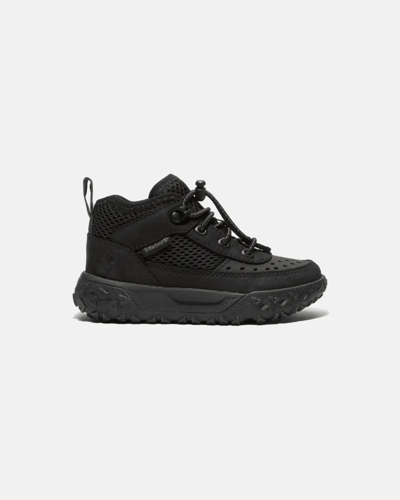 Timberland GreenStride Motion 6 Sneaker mit Bungee-Verschluss für Kleinkinder in Schwarz, Schwarz, Größe Schwarz