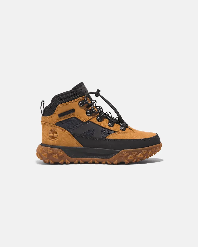 Timberland Halbhoher wasserdichter GreenStride Motion 6 Sneaker für Kinder in Gelb, Gelb, Größe Gelb