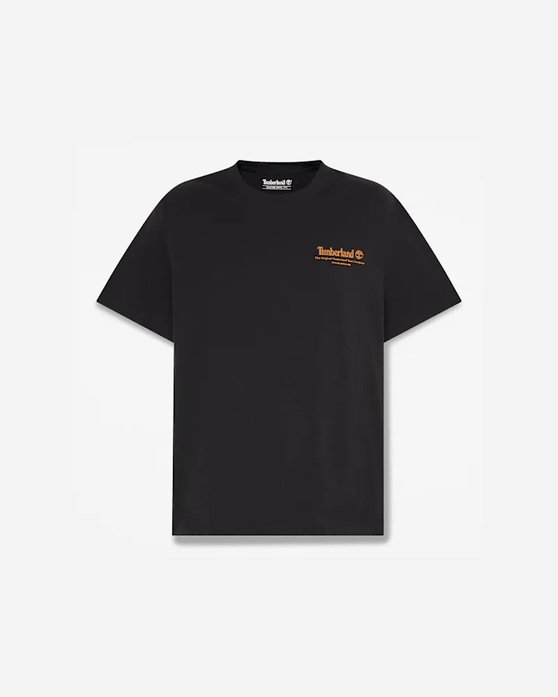 Timberland Bootmakers Kurzarm-T-Shirt mit Grafik für Herren in Schwarz, Herren, Schwarz, Größe Schwarz