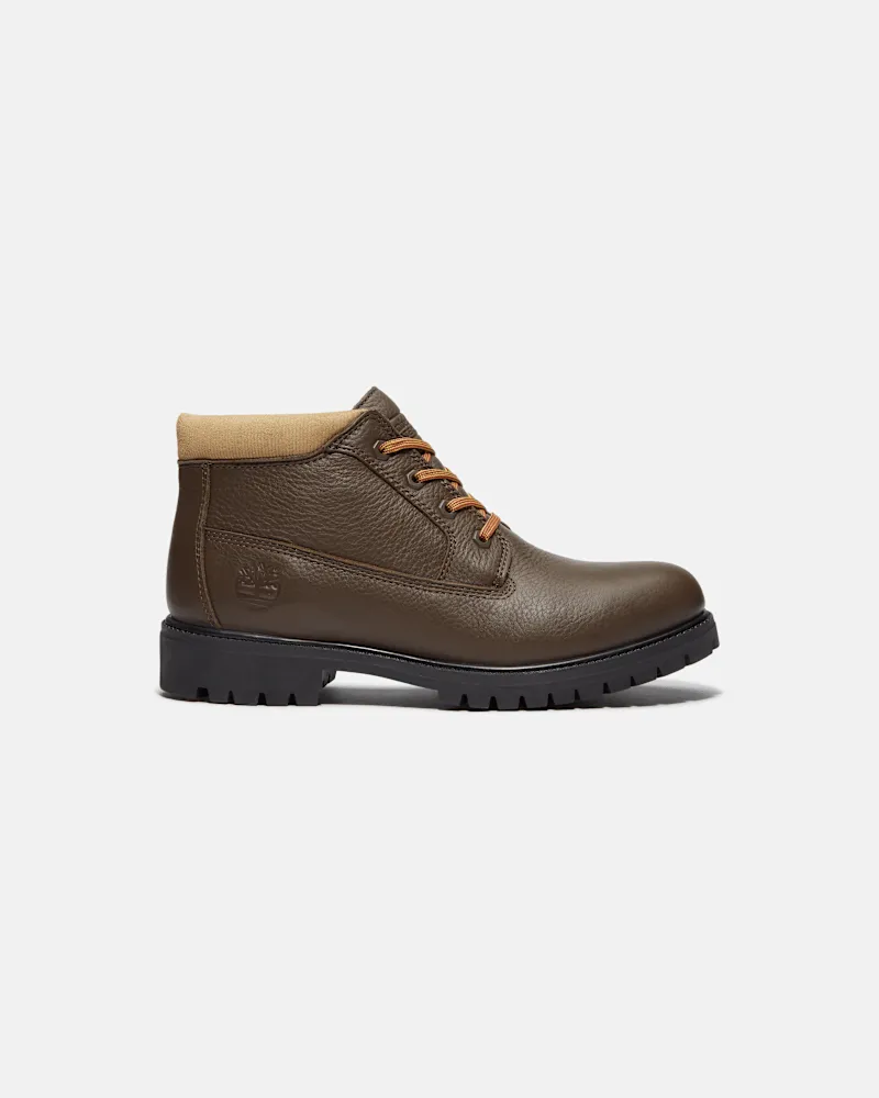 Timberland Wasserdichter Timberland Premium Chukka Boot für Herren in Dunkelbraun, Herren, Braun, Größe Braun