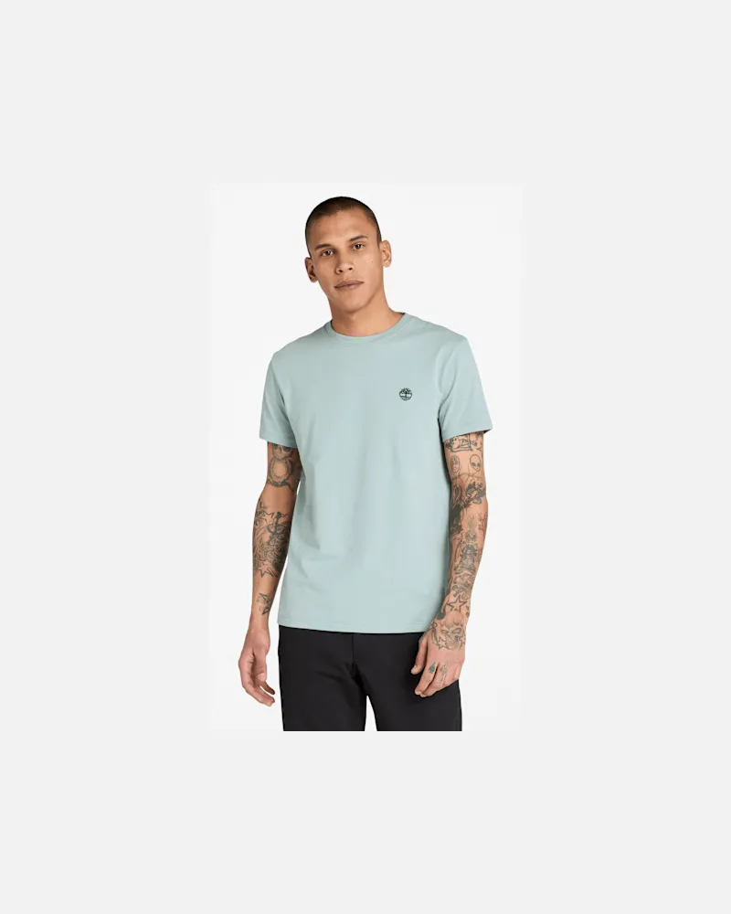 Timberland Dunstan River Kurzarm-T-Shirt für Herren in Grau, Herren, Grau, Größe Grau