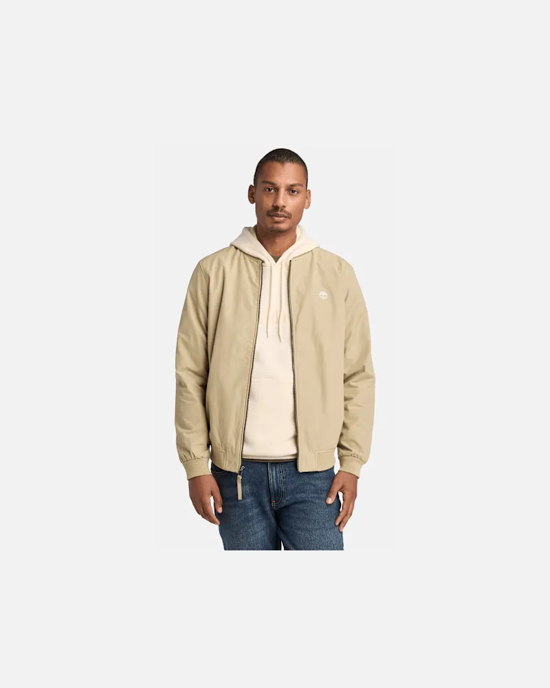 Timberland Strapazierfähige wasserabweisende Bomberjacke für Herren in Beige, Herren, Beige, Größe Beige