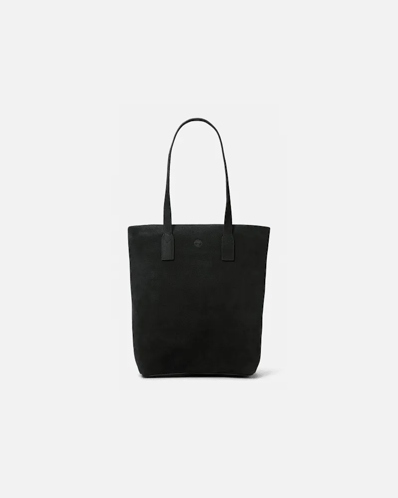 Timberland Tragetasche aus weichem Leder in Schwarz, Damen, Schwarz Schwarz