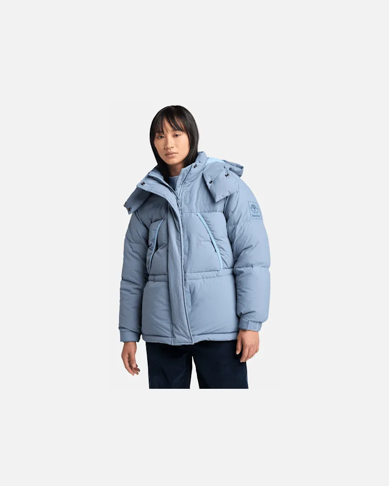 Timberland Howker Steppjacke aus recycelten Daunen für Damen in Hellblau, Damen, Blau, Größe Blau
