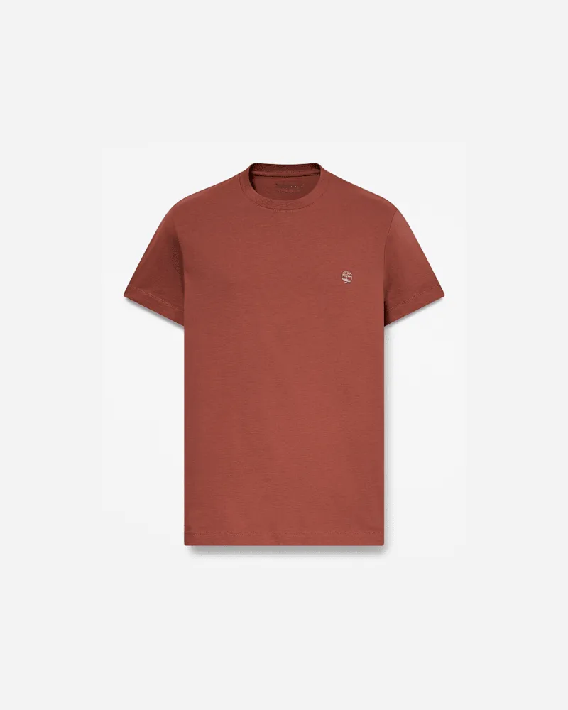 Timberland Dunstan River Kurzarm-T-Shirt mit schmaler Passform für Herren in Braun, Herren, Braun, Größe Braun