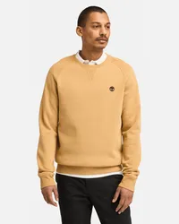 Timberland Exeter River Rundhals-Sweatshirt mit angerauter Innenseite für Herren in , Mann Gelb