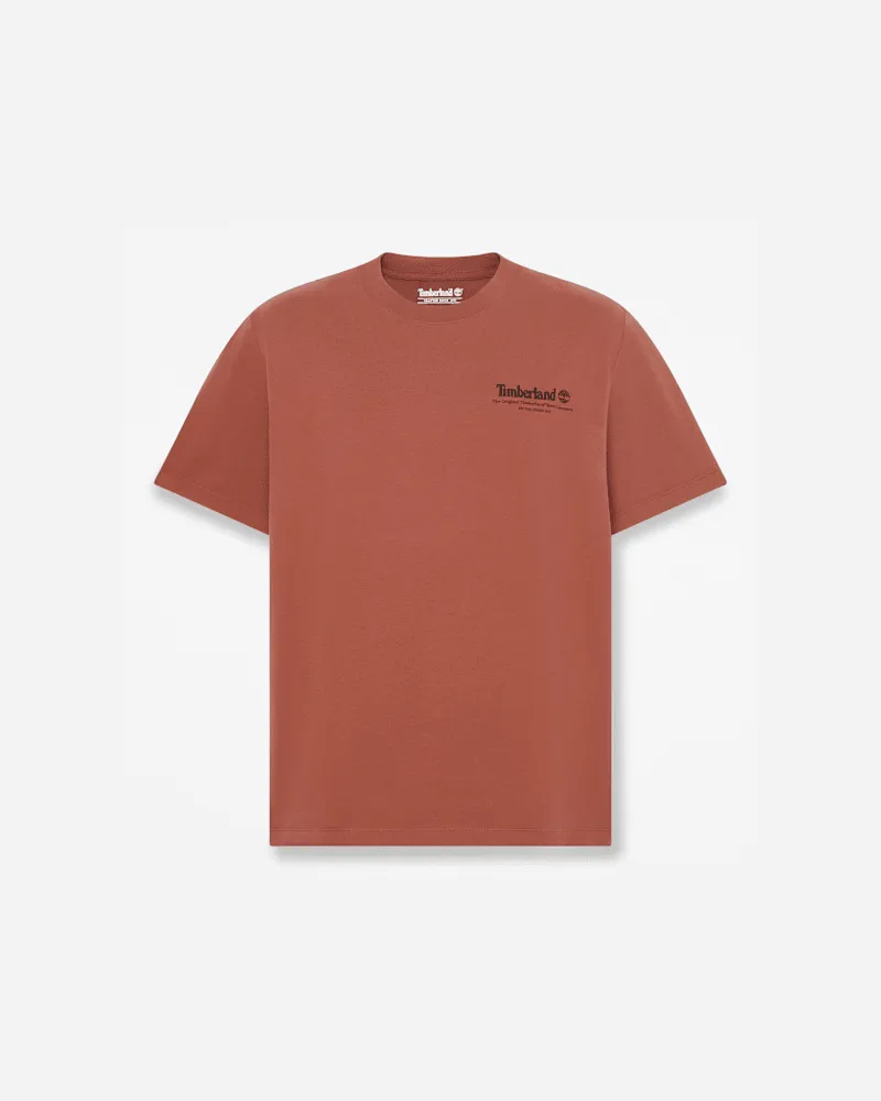 Timberland Bootmakers Kurzarm-T-Shirt mit Grafik für Herren in Braun, Herren, Braun, Größe Braun