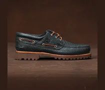 Handgenähter Timberland Authentic 3-Eye Lug Bootsschuh für Herren in Dunkelgrün, Herren, Grün, Größe