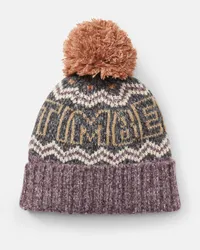 Timberland Fairisle-Mütze mit Umschlag für Damen in , Frau Schwarz