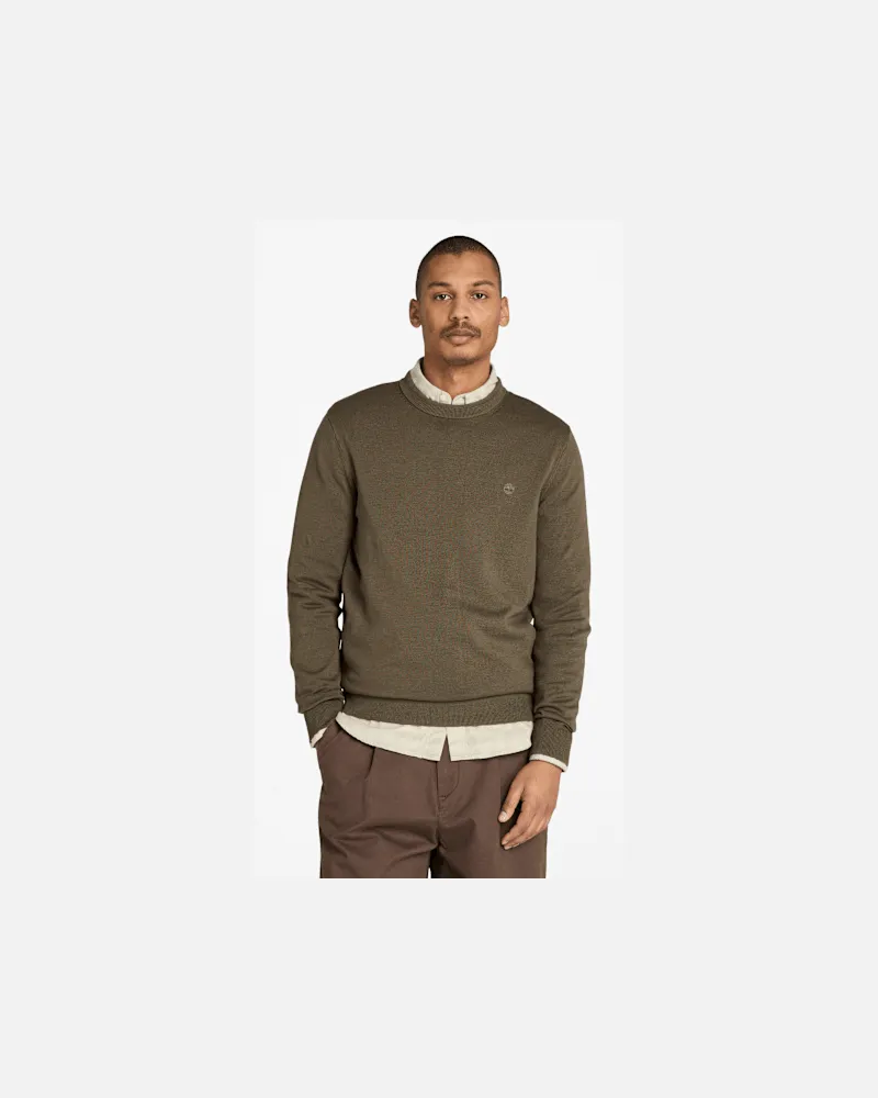 Timberland Williams River Baumwollpullover für Herren in Grün, Herren, Grün, Größe Grün