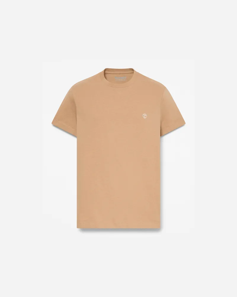 Timberland Dunstan River Kurzarm-T-Shirt mit schmaler Passform für Herren in Hellbraun, Herren, Braun, Größe Braun
