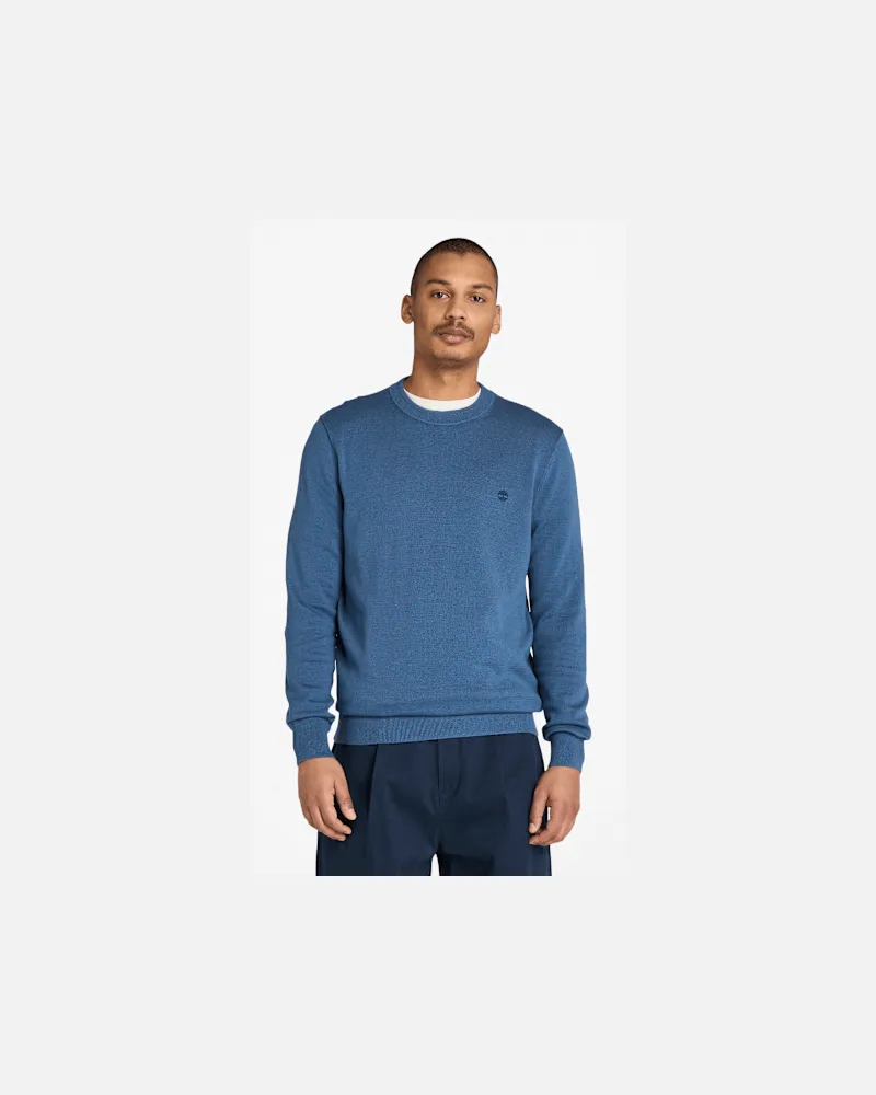 Timberland Williams River Baumwollpullover für Herren in Dunkelblau, Herren, Blau, Größe Blau