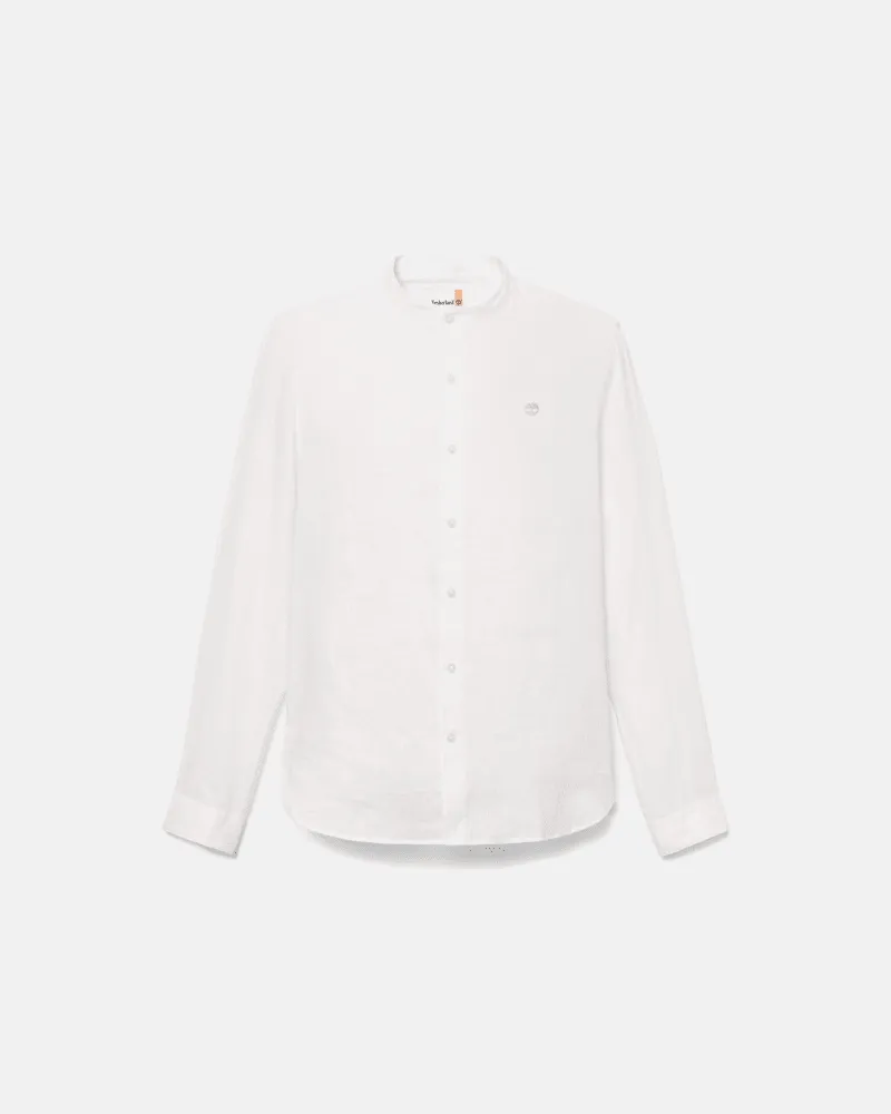 Timberland Mill Brook Leinenhemd für Herren in Weiß, Herren, Weiß, Größe Weiß