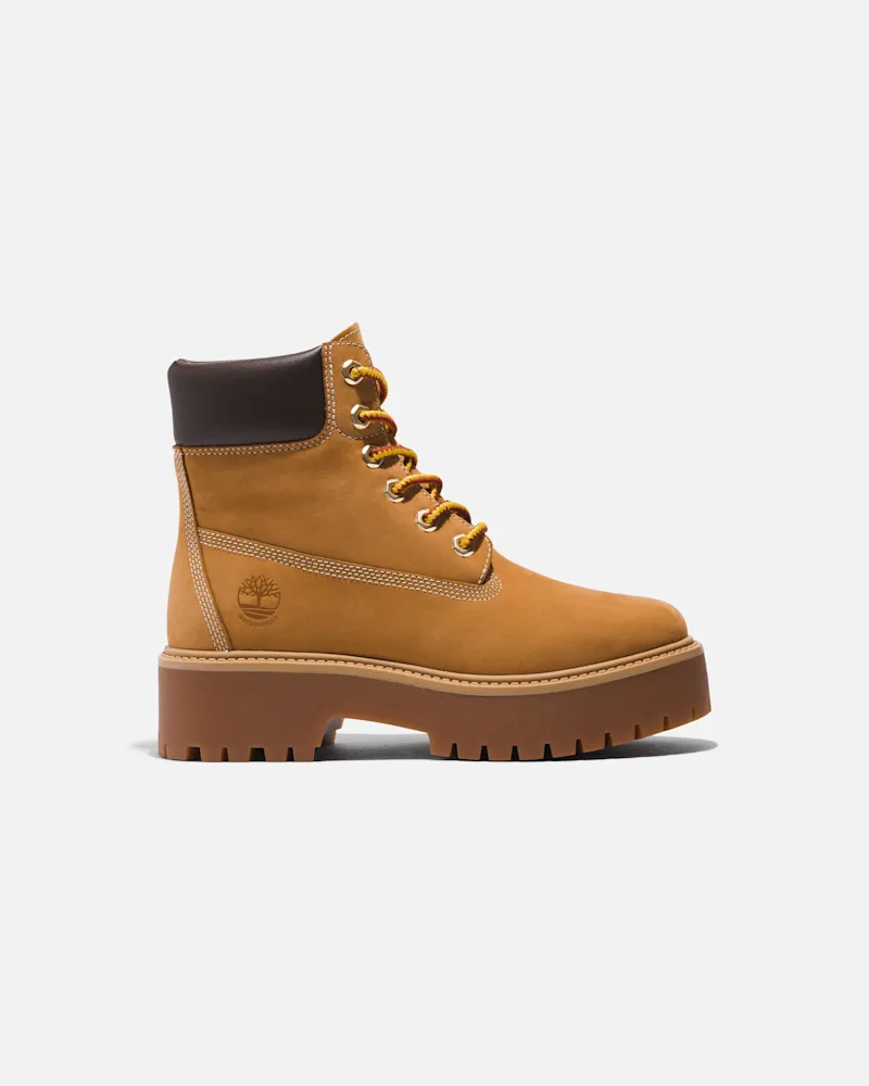 Timberland Wasserdichter Stone Street 6-Inch-Boot mit Plattform für Damen in Gelb, Damen, Gelb, Größe Gelb