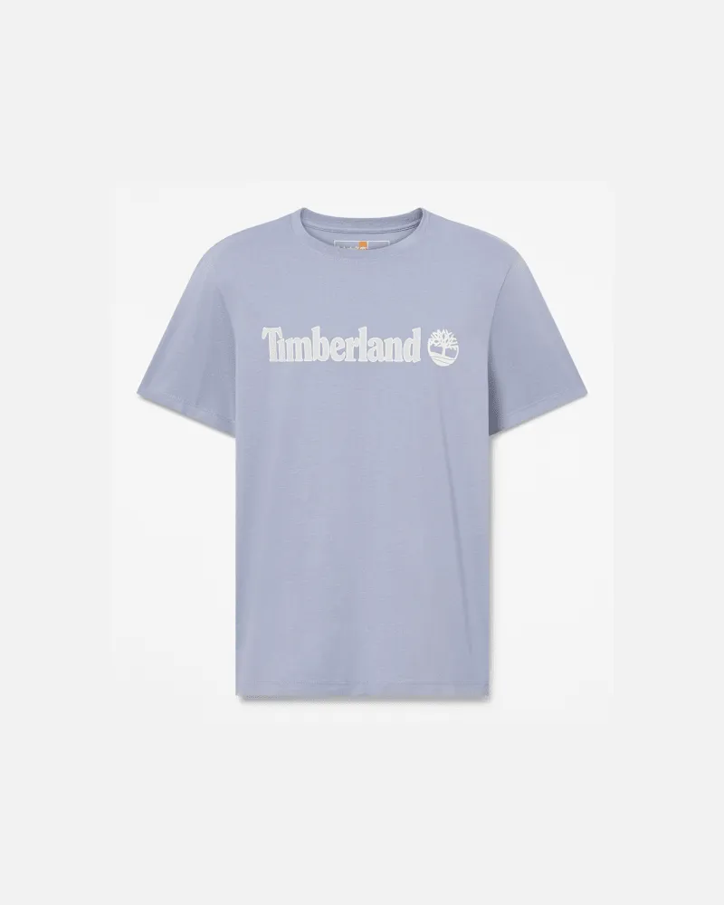 Timberland Kennebec River Linear Logo-T-Shirt für Herren in Blau, Herren, Blau, Größe Blau