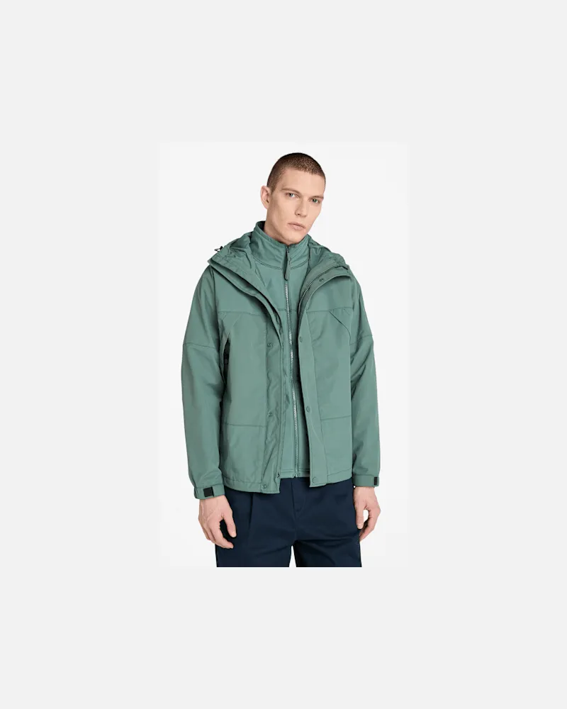 Timberland Wasserdichte Winnick 3-in-1-Jacke für Herren in Grün, Herren, Grün, Größe Grün