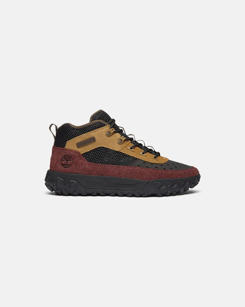 Timberland GreenStride Motion 6 Sneaker für Herren in Schwarz/Burgunderrot, Herren, Schwarz, Größe Schwarz