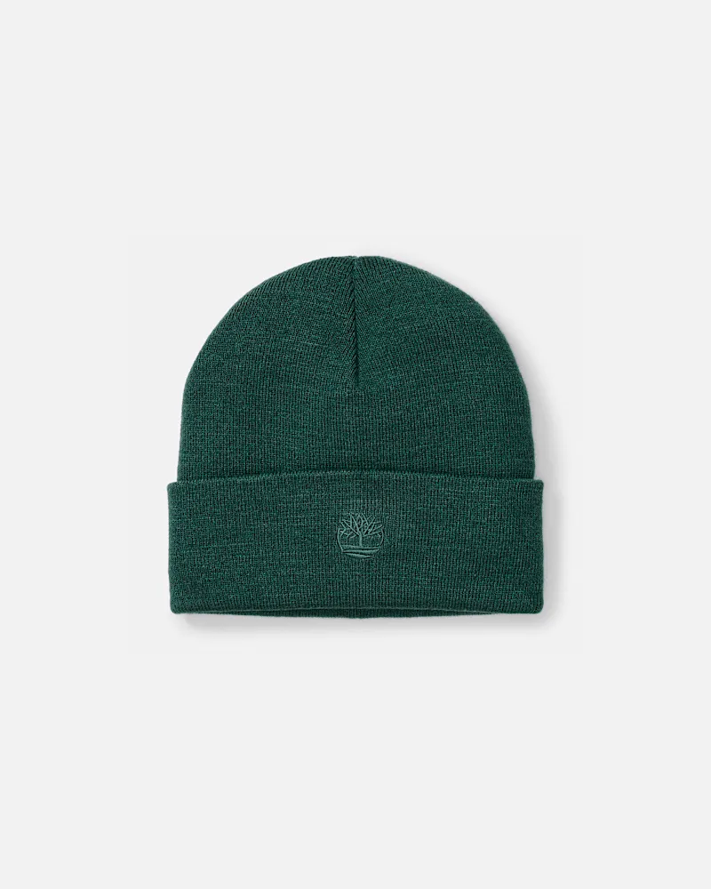Timberland Mütze mit aufgesticktem Logo in Grün, Grün Grün