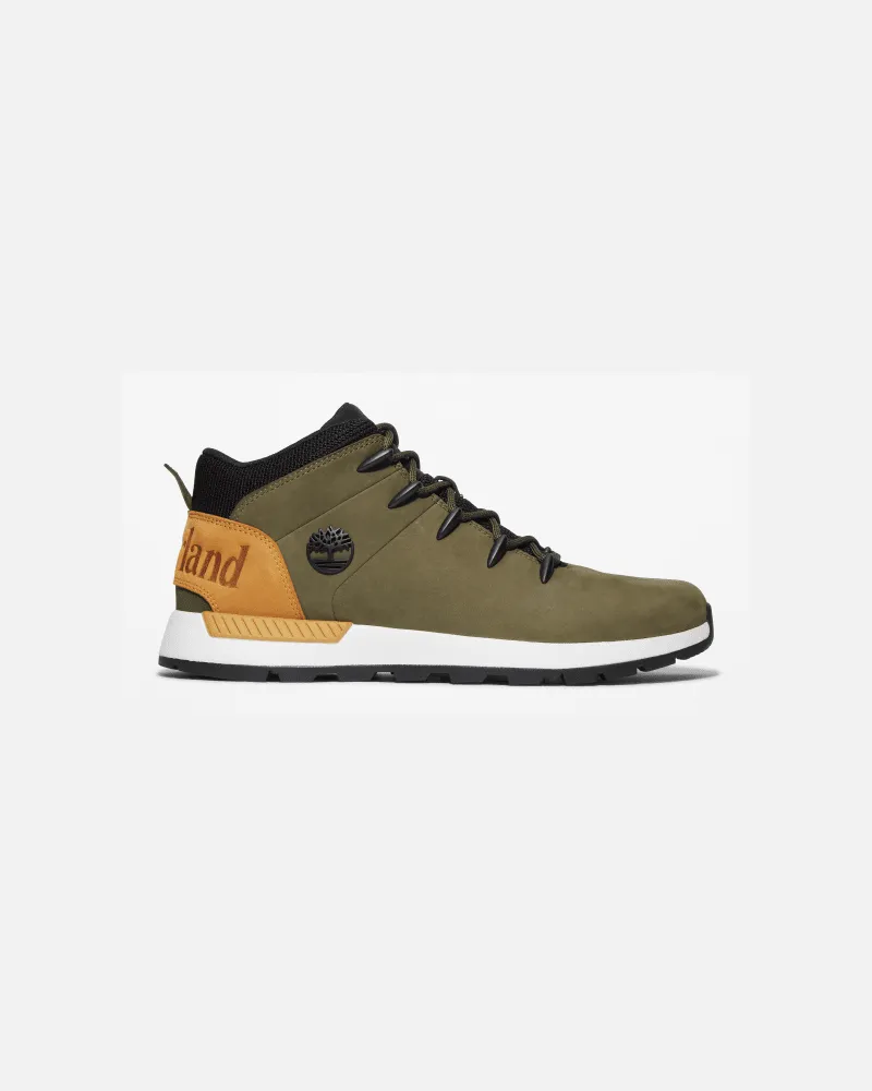 Timberland Halbhoher Sprint Trekker Sneaker für Herren in Dunkelgrün, Herren, Grün, Größe Grün