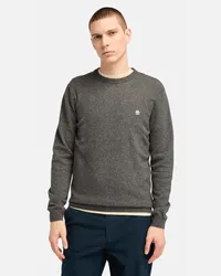 Timberland Cohas Brook Pullover mit Rundhalsausschnitt aus Merinowolle für Herren in Dunkel, Mann Grau