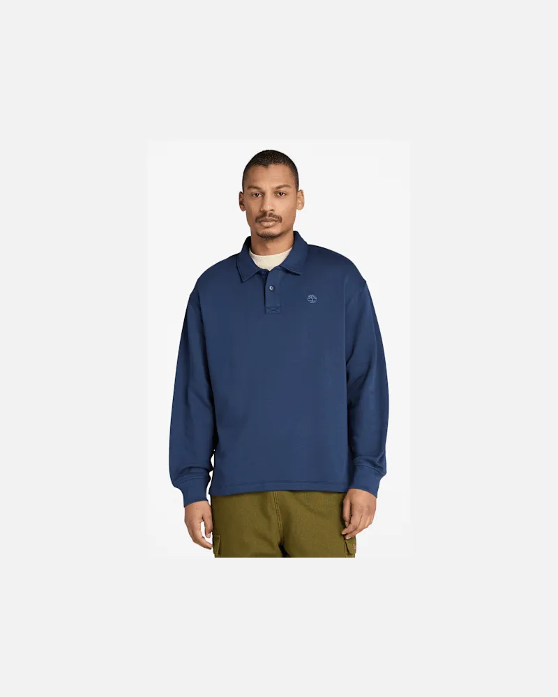 Timberland Polo-Sweatshirt für Herren in Dunkelblau, Herren, Blau, Größe Blau