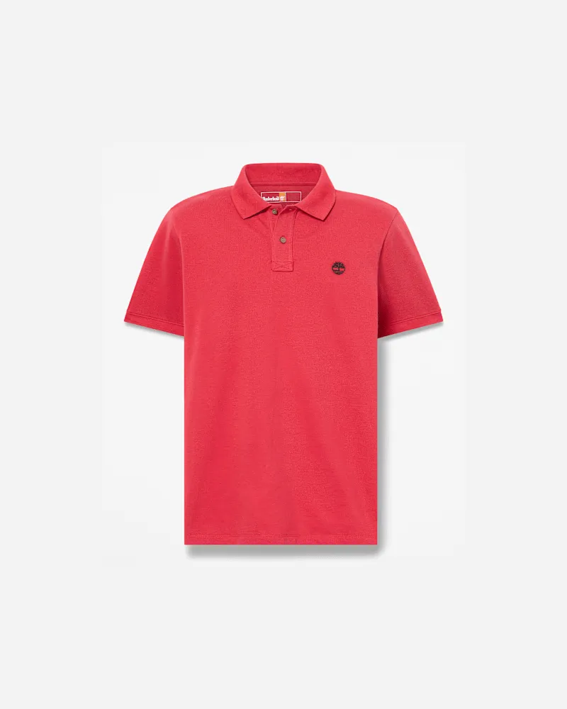 Timberland Oyster River Kurzarm-Polohemd für Herren in Rot, Herren, Rot, Größe Rot