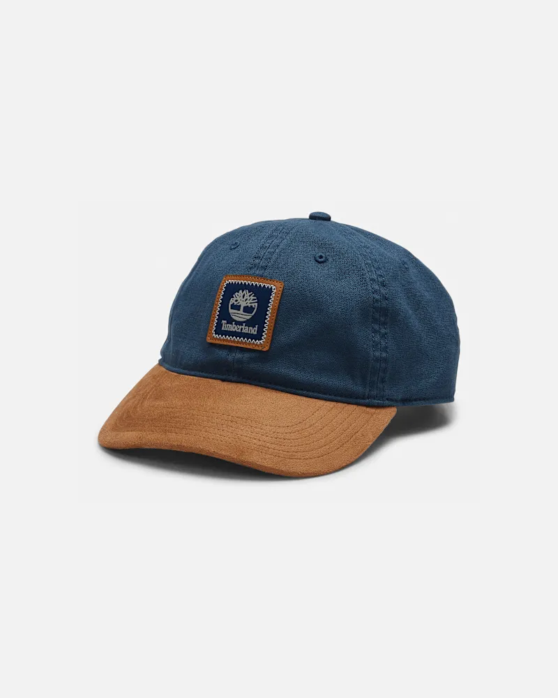 Timberland Baseballcap mit Zickzack-Logo in Dunkelblau, Blau Blau