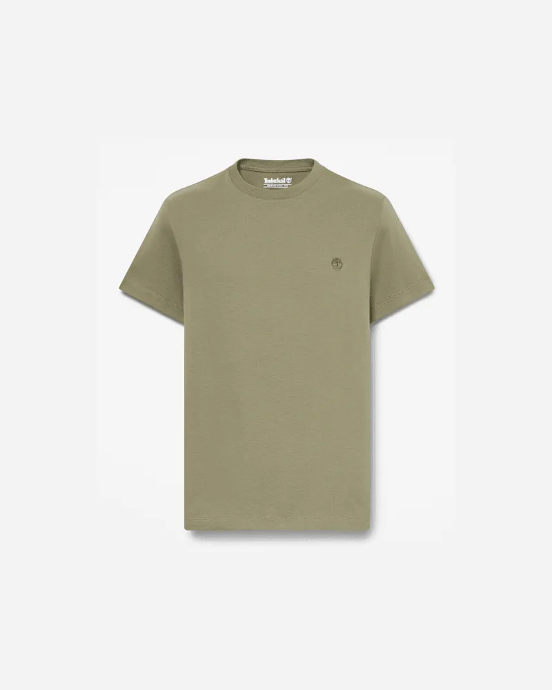Timberland Dunstan River Kurzarm-T-Shirt mit schmaler Passform für Herren in Grün, Herren, Grün, Größe Grün