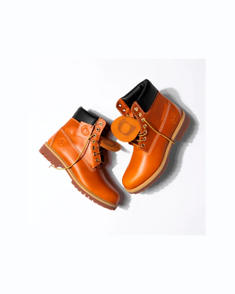 Timberland Wasserdichter Timberland x One Block Down Heritage 6-Inch-Boot für Herren in Orange, Herren, Orange, Größe Orange