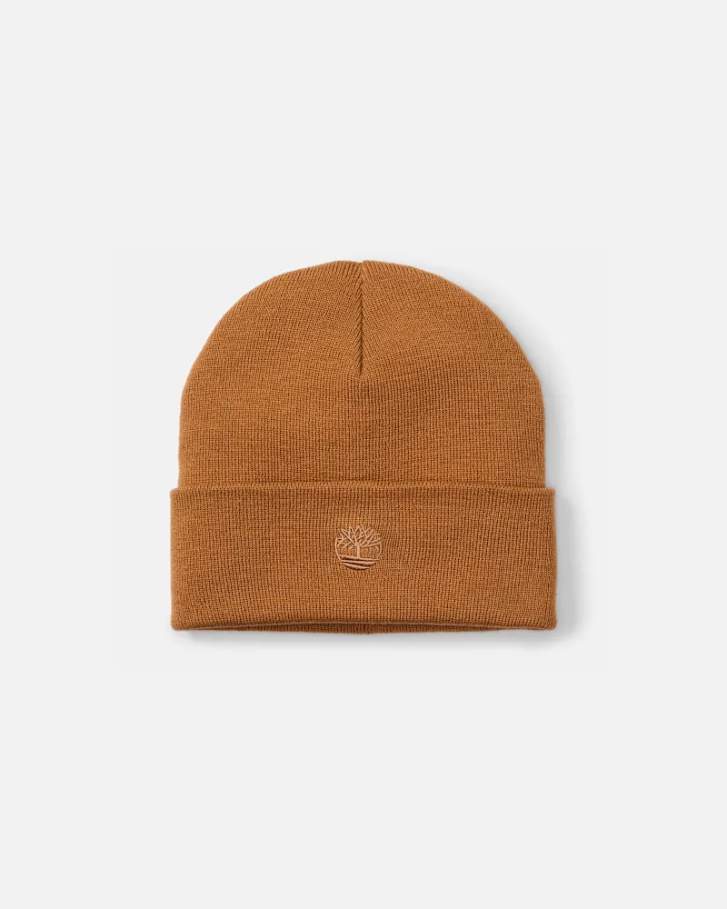 Timberland Mütze mit aufgesticktem Logo in Gelb, Gelb Gelb