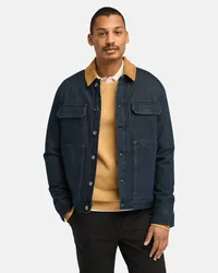 Timberland Isolierte Jeansjacke im Trucker-Stil für Herren in Dunkel, Mann Blau