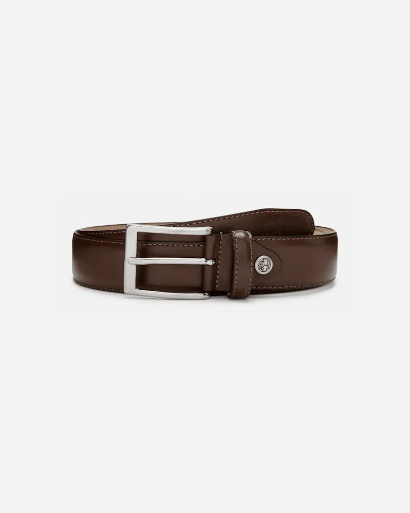 Timberland Verstellbarer Birch Point Ledergürtel für Herren in Dunkelbraun, Herren, Braun, Größe Braun