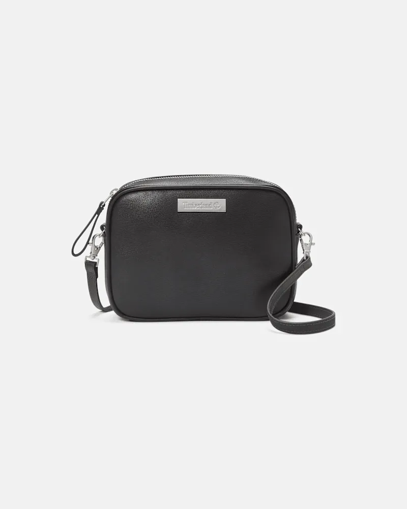 Timberland Umhängetasche aus Leder für Damen in Schwarz, Damen, Schwarz Schwarz