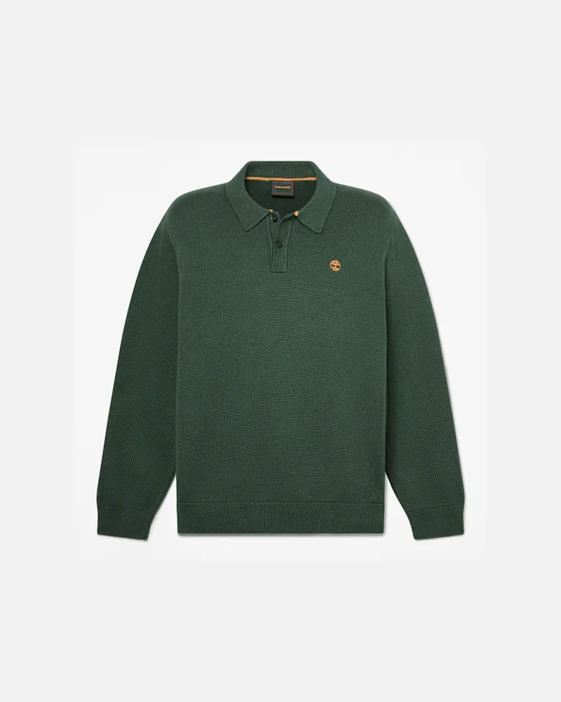 Timberland Williams River Polopullover aus Baumwolle für Herren in Dunkelgrün, Herren, Grün, Größe Grün