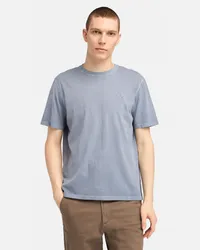 Timberland Dunstan River stückgefärbtes Kurzarm-T-Shirt für Herren in , Mann Grau