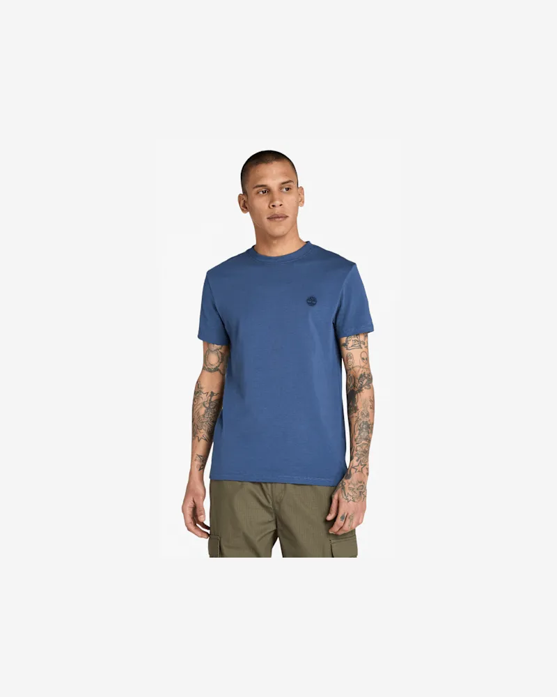 Timberland Dunstan River Kurzarm-T-Shirt für Herren in Dunkelblau, Herren, Blau, Größe Blau
