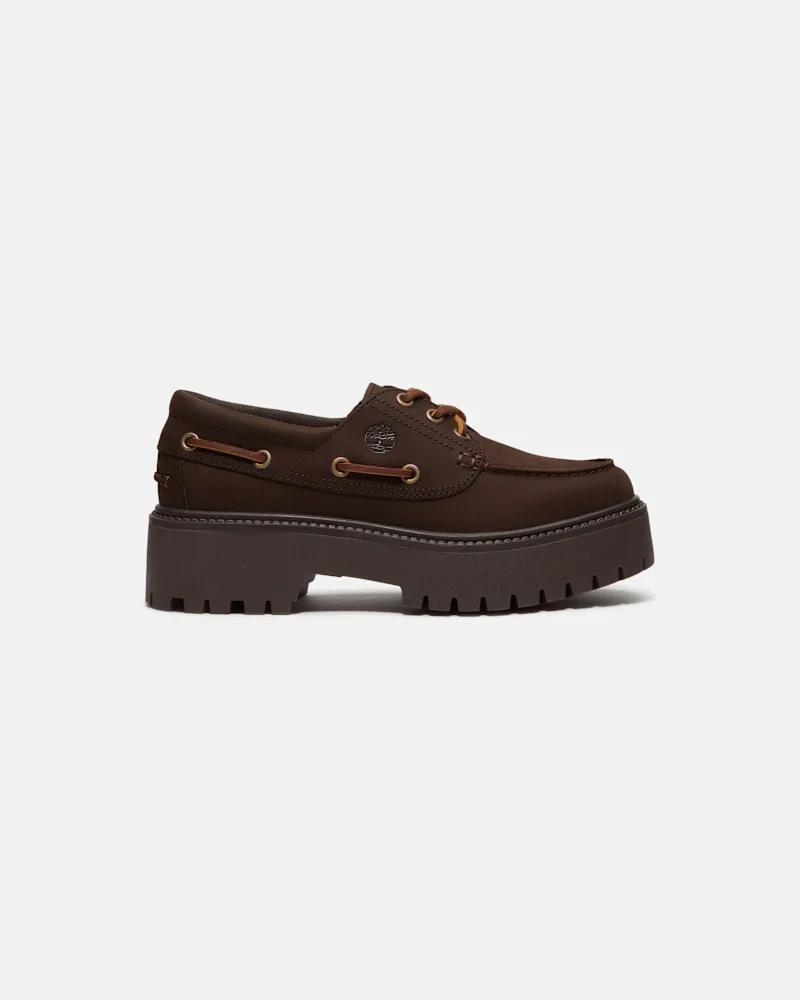 Timberland Stone Street Bootsschuh mit Plateausohle für Damen in Dunkelbraun, Damen, Braun, Größe Braun