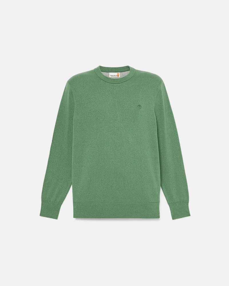 Timberland Williams River Baumwollpullover für Herren in Dunkelgrün, Herren, Grün, Größe Grün